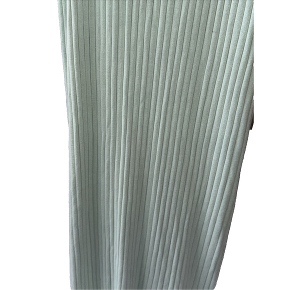 Eloquii Seafoam Green Ribbed Maxi Dress (no Belt) Size 26/28 - Picture 6 of 15